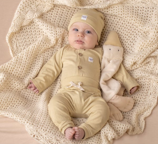 Pato de apego en algodón orgánico