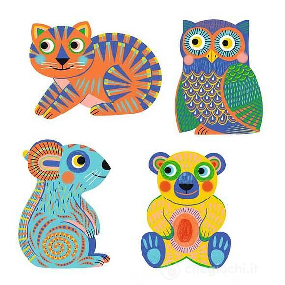 Colorear con agua: animales