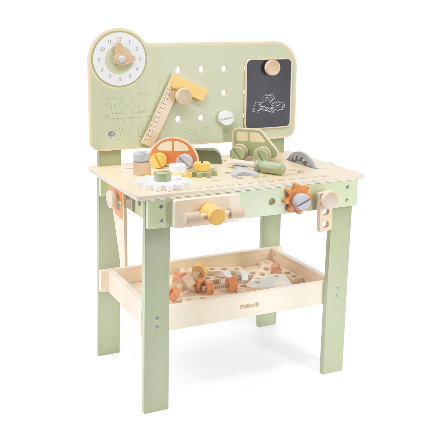 Mesa de trabajo con herramientas