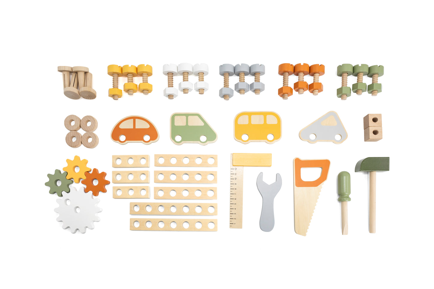 Mesa de trabajo con herramientas