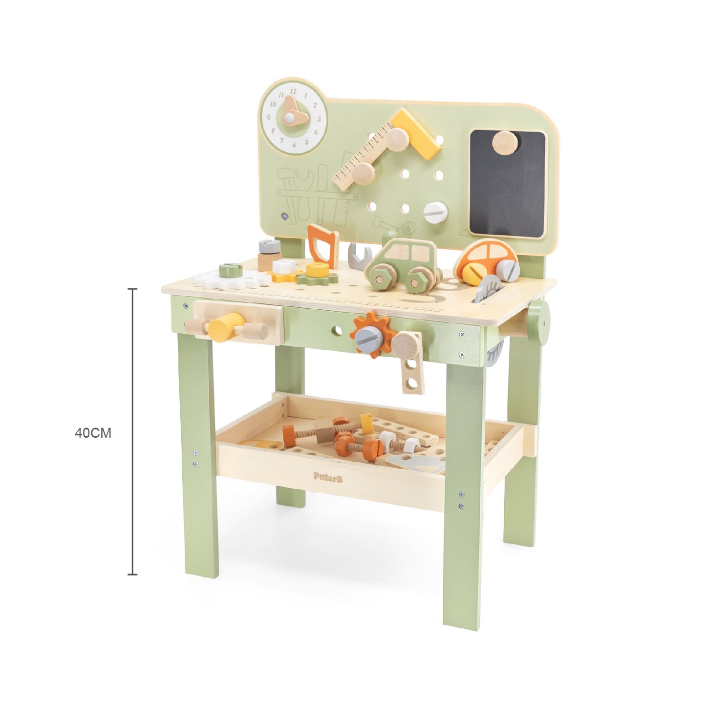 Mesa de trabajo con herramientas