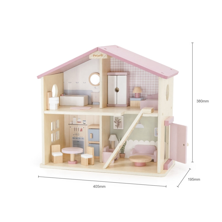 Casita de muñecas en madera