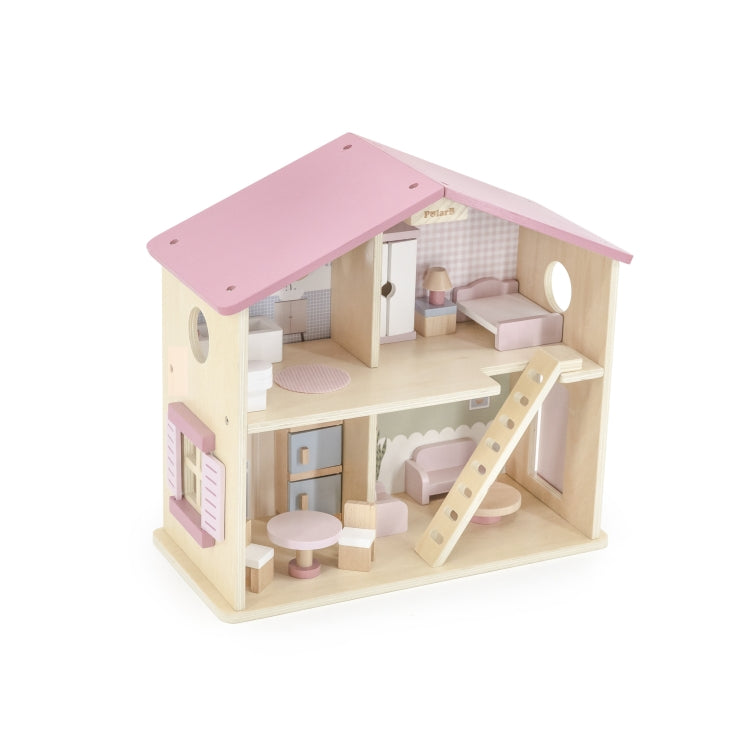Casita de muñecas en madera