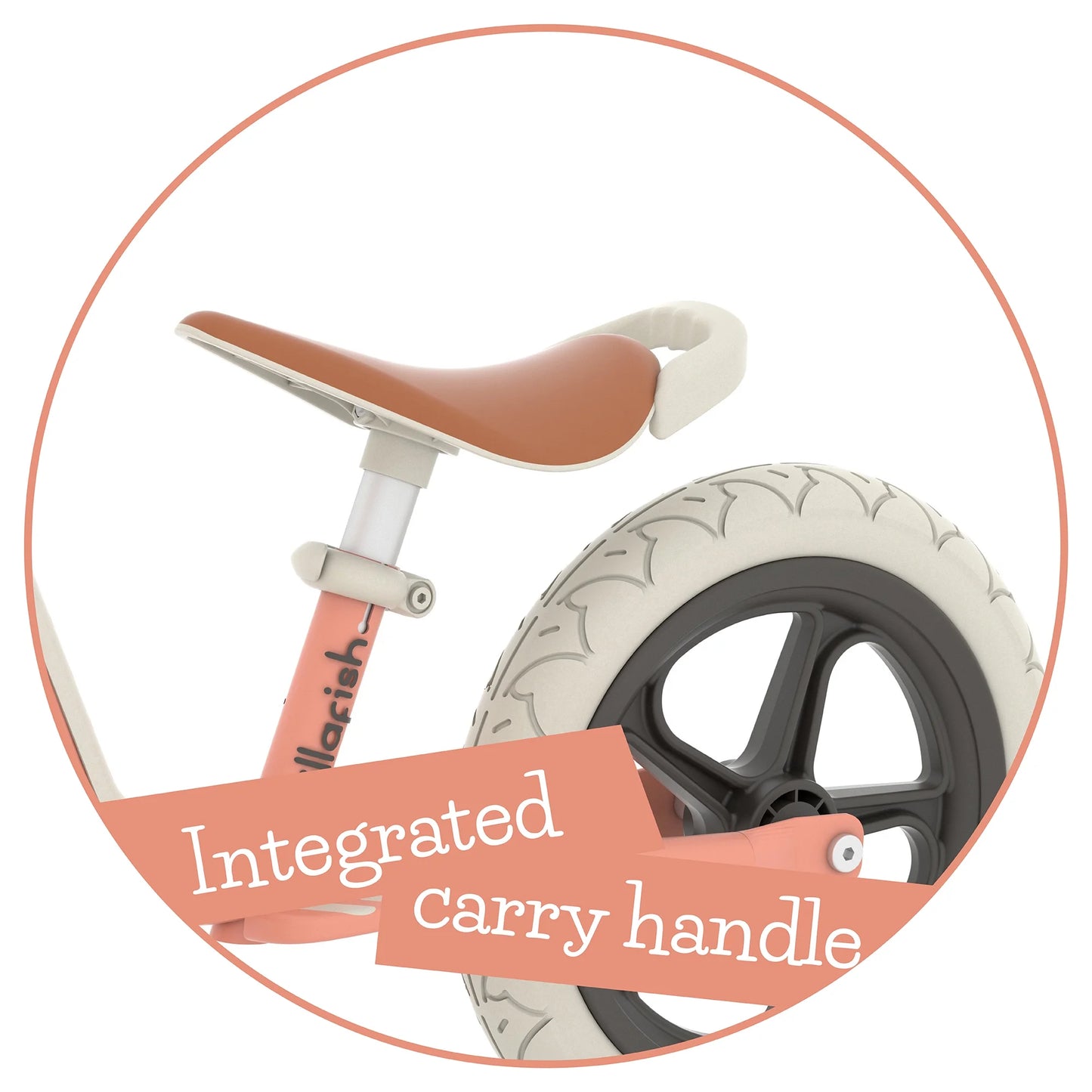 Bici de Equilibrio Charlie LUX Salmón