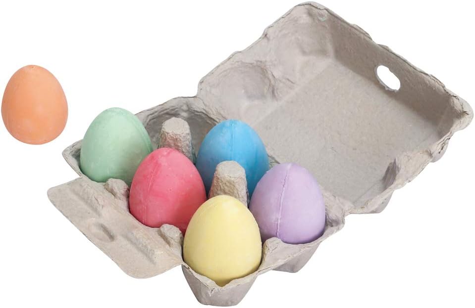 Huevera de Tizas Arcoiris Pasteles