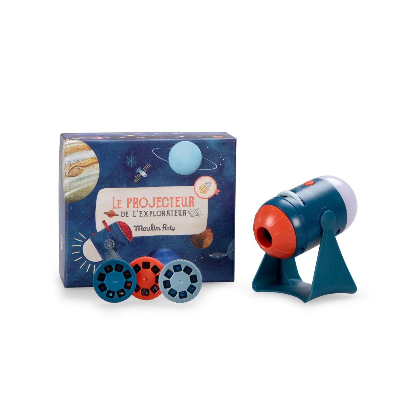 Proyector de explorador y luz nocturna 2 en 1