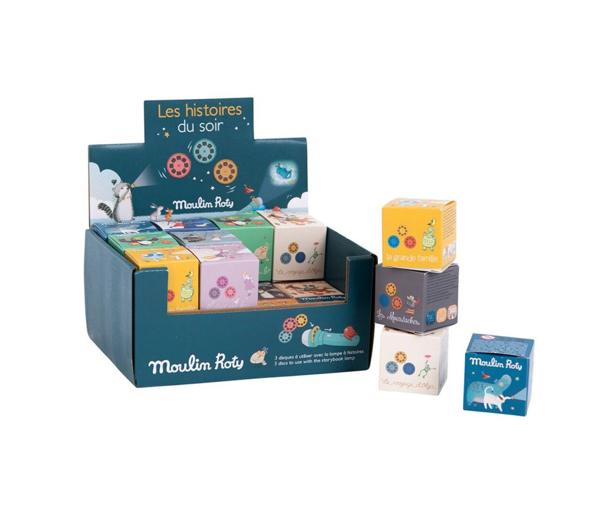 Caja de 3 Discos para Linterna Proyectora - Cuentos Le Voyage D'Olga