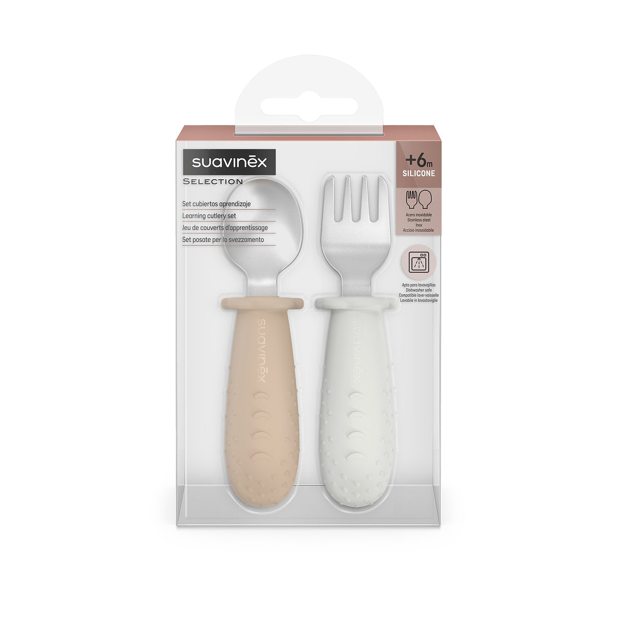 Set de cubiertos ergonómicos de acero inoxidable