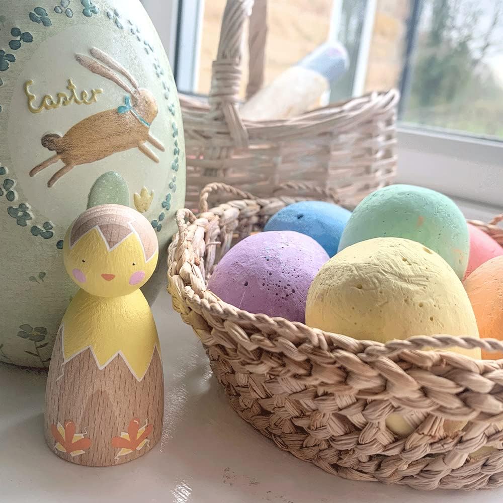 Huevera de Tizas Arcoiris Pasteles