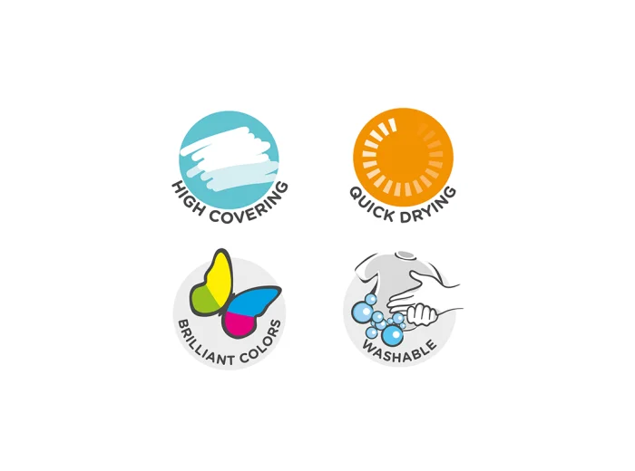 Marcadores témperas CARIOCA Temperello - 6 colores básicos