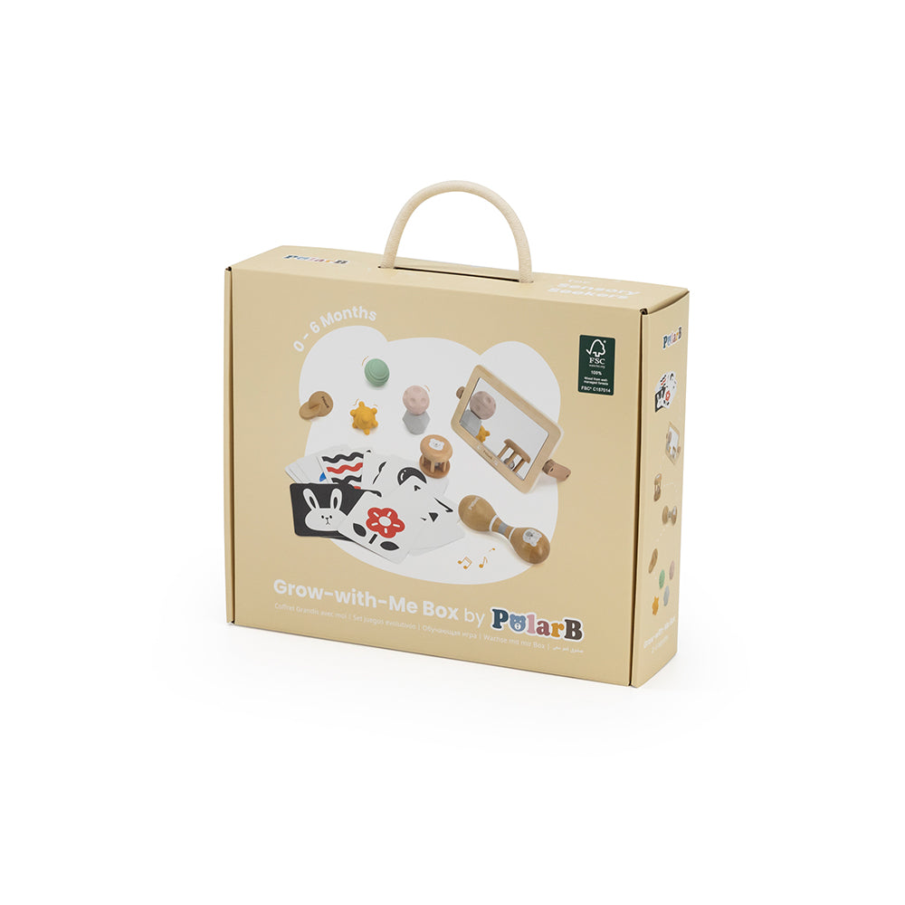 Box Crece Conmigo: Explorador Sensorial - 0 a 6 meses