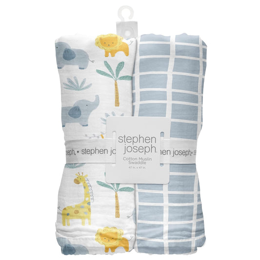 Pack 2 Mantas de Muselina Zoo (119 x 119 cm)