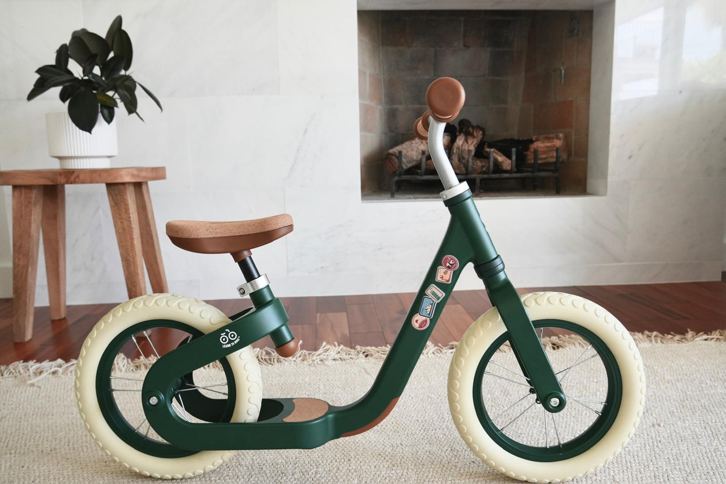 Bici de Equilibrio Retro Verde