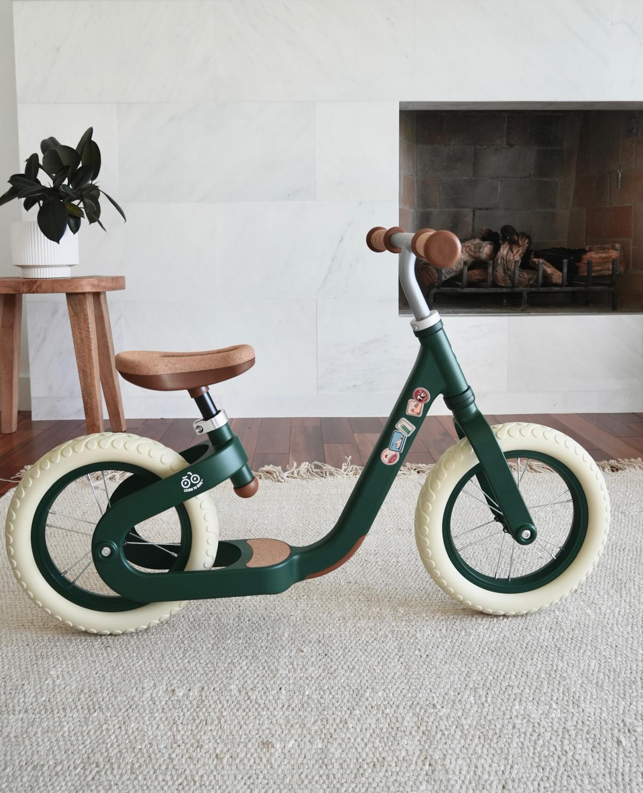 Bici de Equilibrio Retro Verde