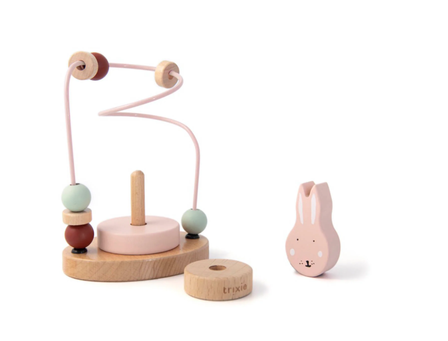 Laberinto de cuentas de madera - Mrs. Rabbit
