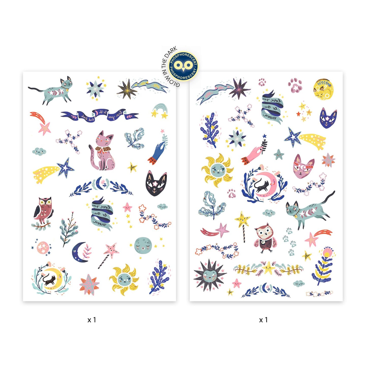 Tatuajes - Sweet dreams - Glow in the dark