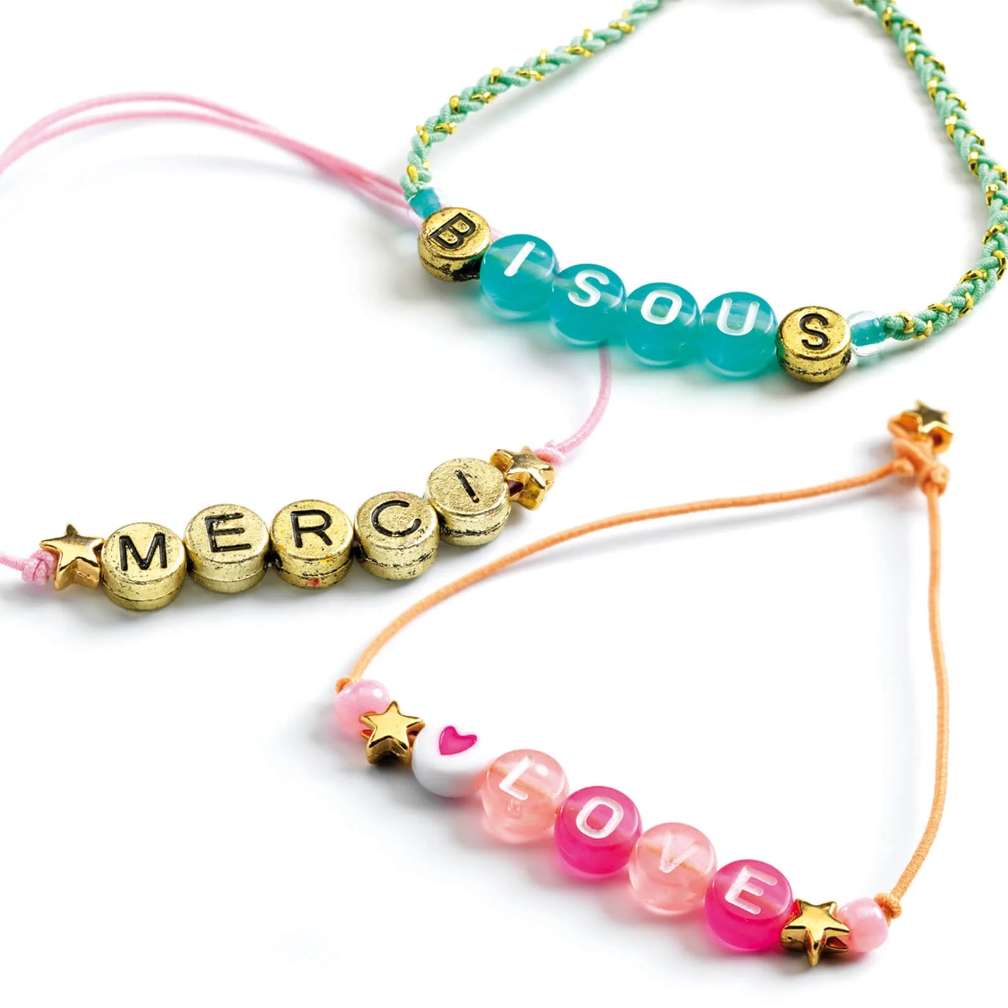 Juego de Armado de Pulseras Alphabet Beads