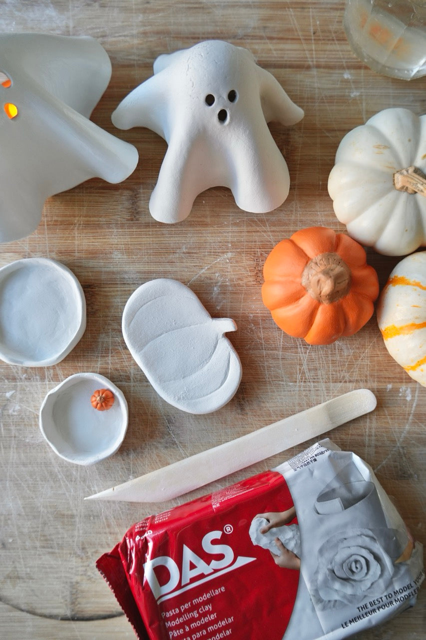 Kit de cerámica de secado al aire - Decoraciones de Halloween