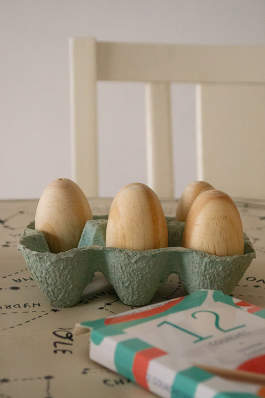 Huevos de madera (Pack de 3)