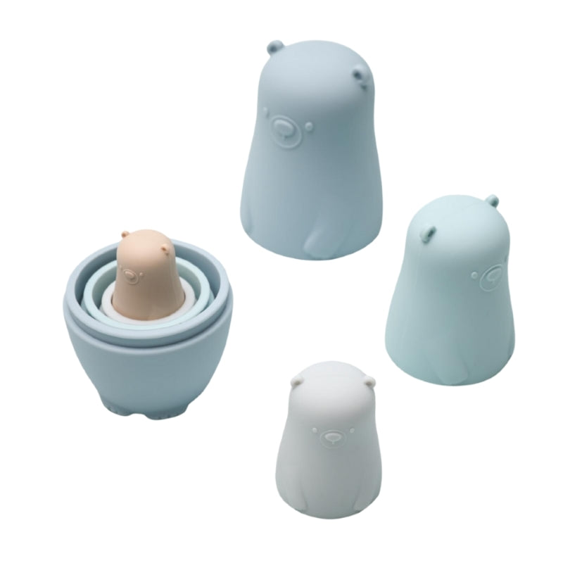 Mamushka de Osos Azul