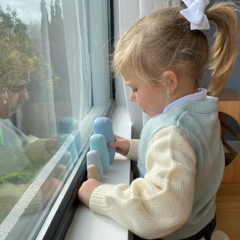 Mamushka de Osos Azul