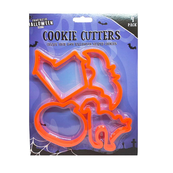 Cortantes de galletitas Halloween (Pack de 4)