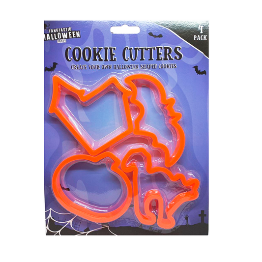 Cortantes de galletitas Halloween (Pack de 4)