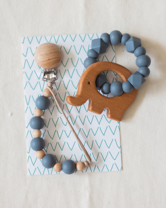 Set Mordillo + Portachupete Dim Gray