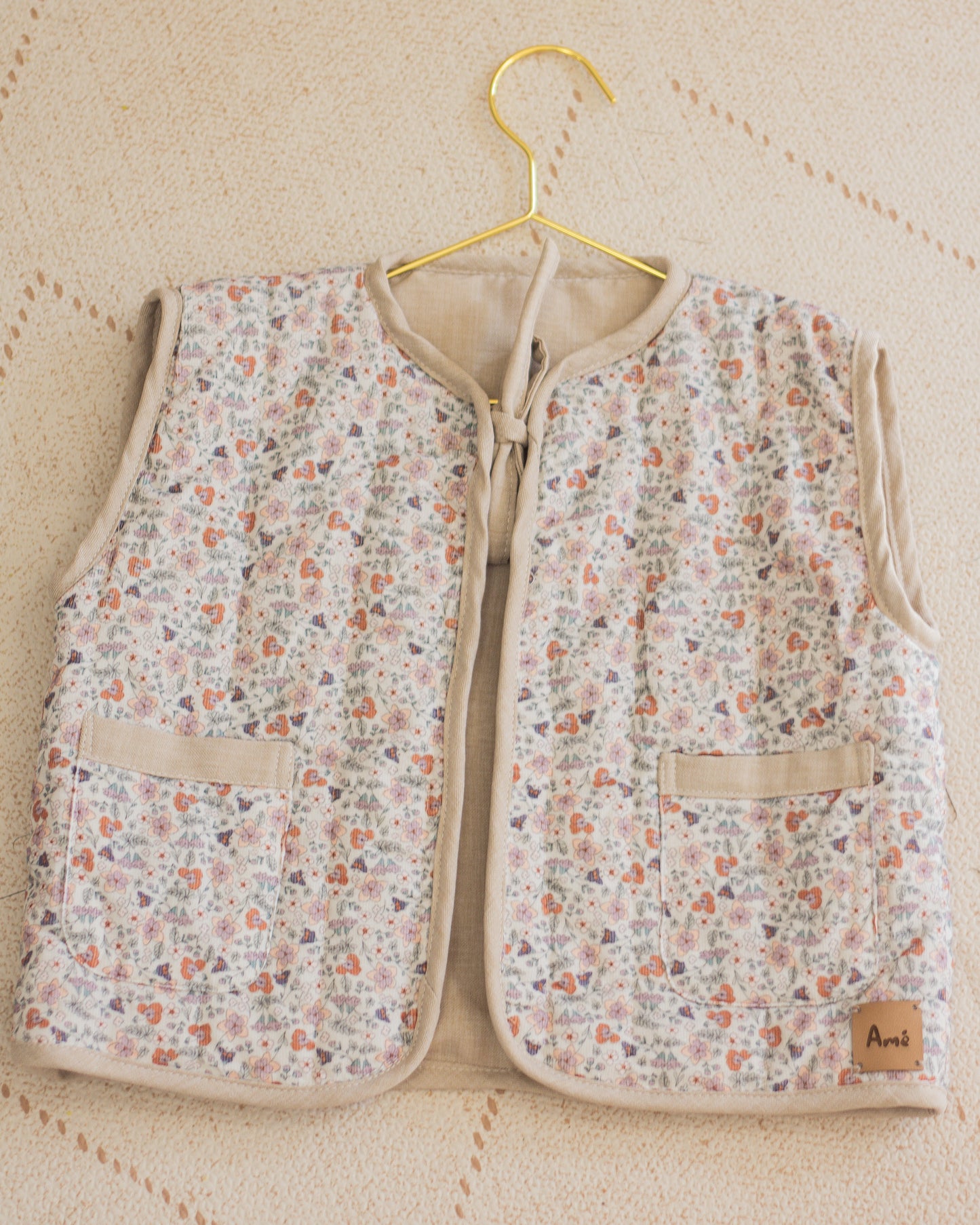 Chaleco capitoneado reversible