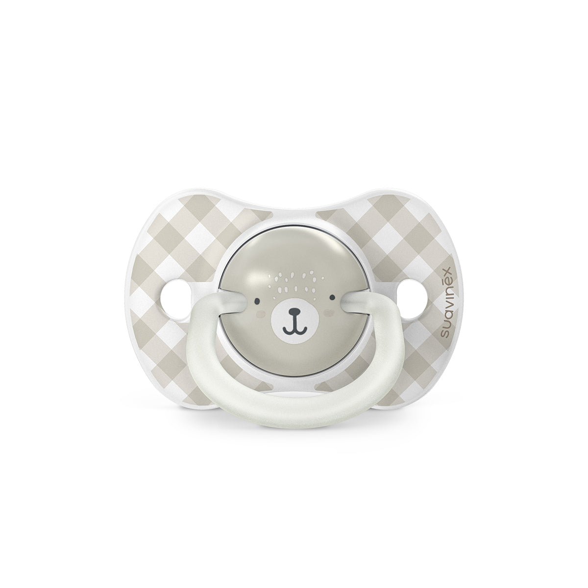 Chupete 0-6m (x2uds) Fisiológico SX Pro - Nocturno Oso Gris