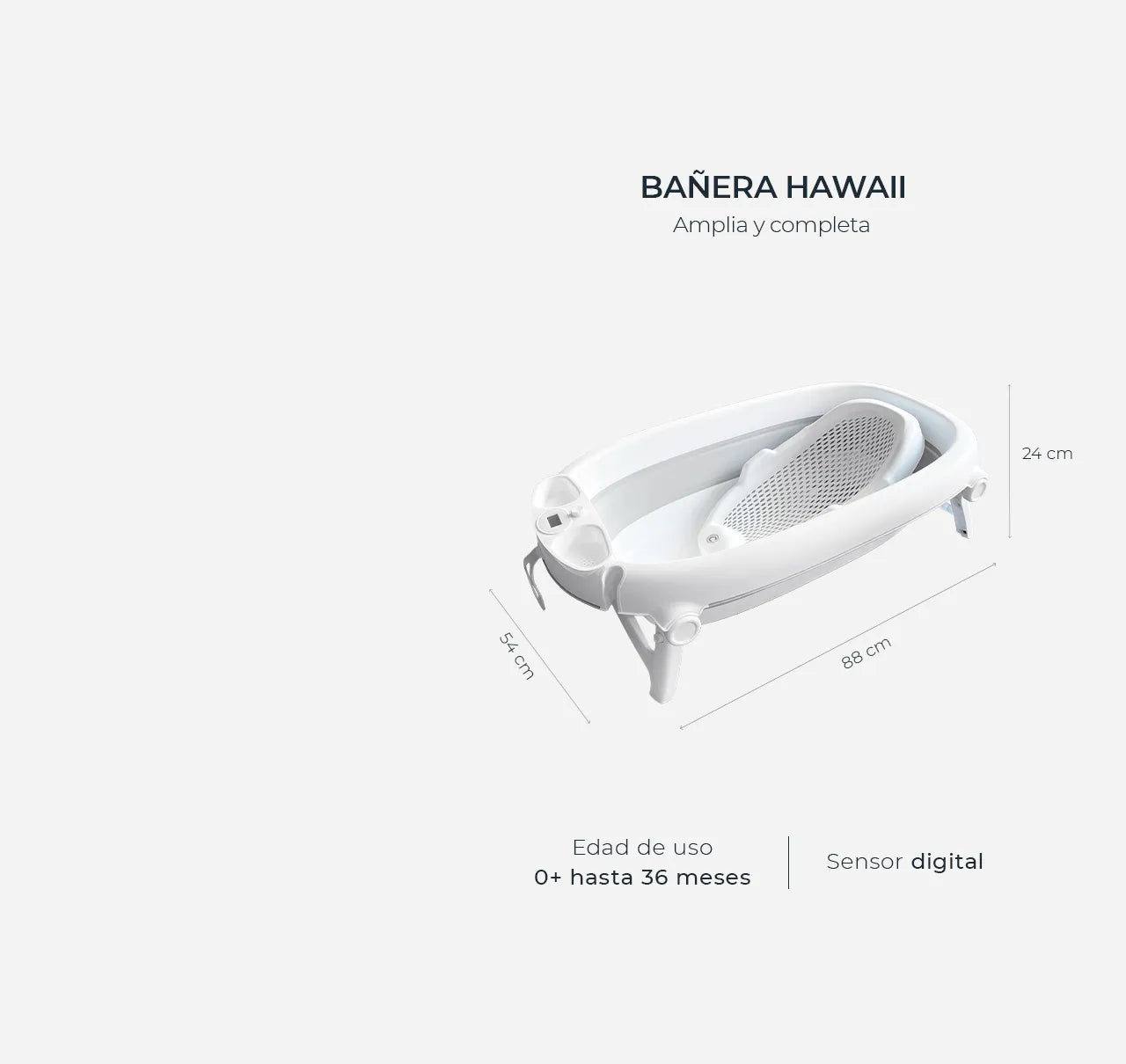 Bañera Hawaii 50L