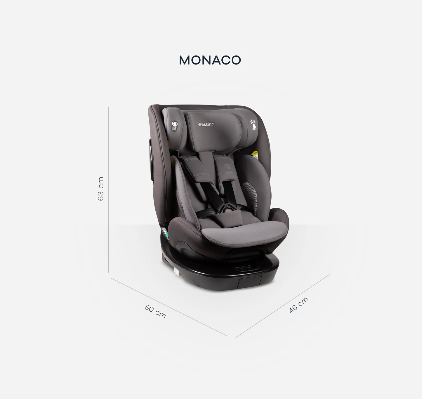Butaca MÓNACO I-Size 40-150cm Isofix