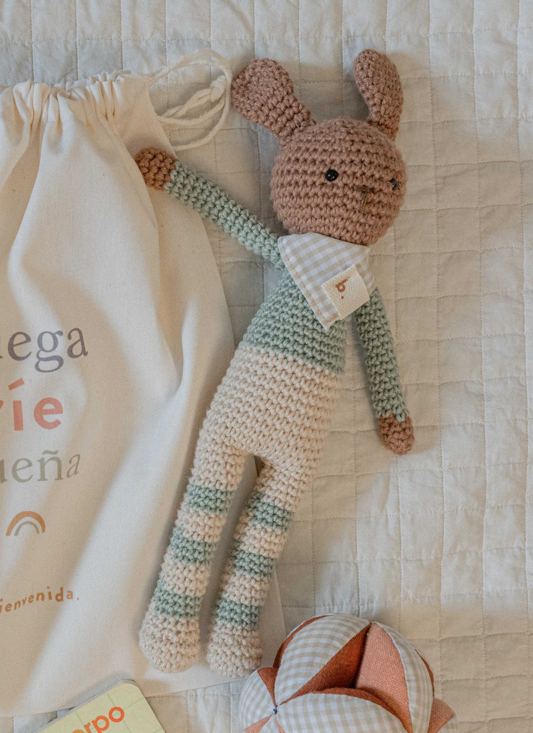 Conejo Crochet de Apego