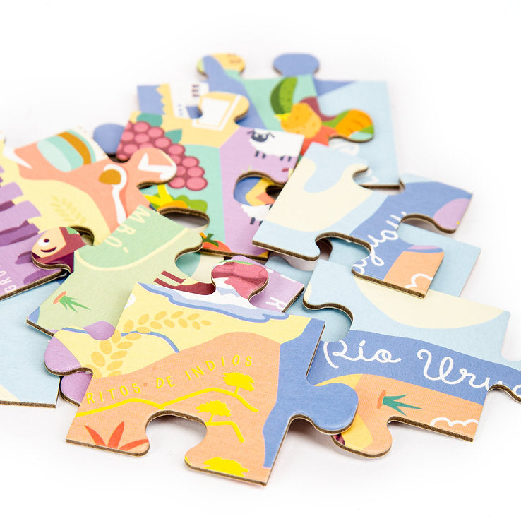 Puzzle Conociendo el Uruguay (120 Piezas)