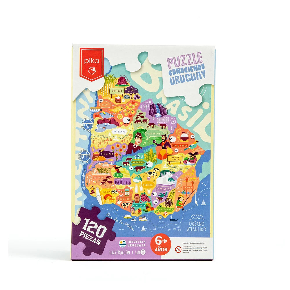 Puzzle Conociendo el Uruguay (120 Piezas)