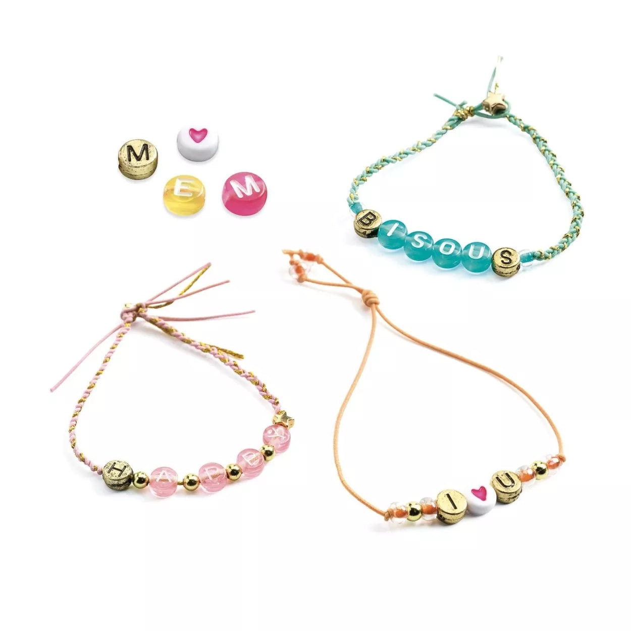 Juego de Armado de Pulseras Alphabet Beads