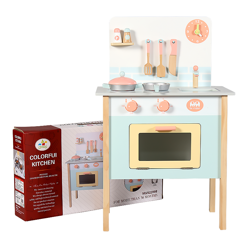 Cocina de madera clásica