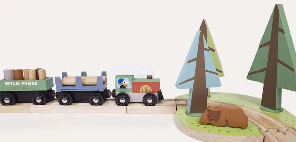 Set Tren en el Bosque - Pista, tren y accesorios