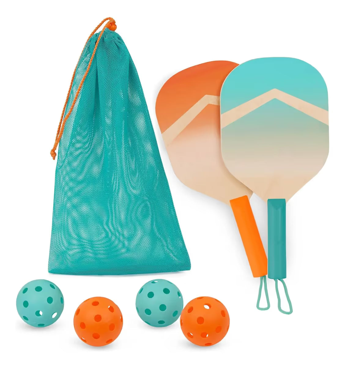 Set de Paletas y Pelotas de Pickleball