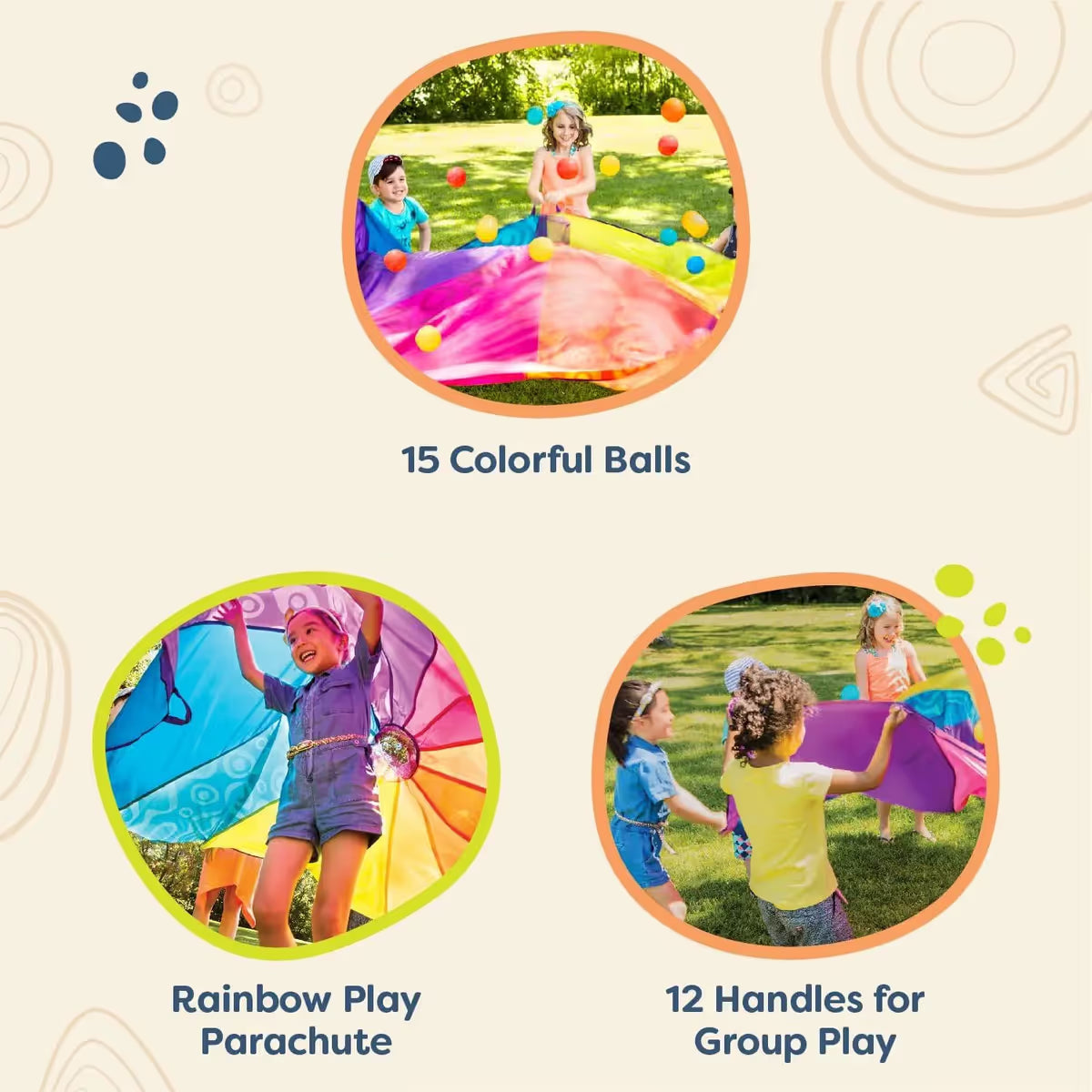 Paracaídas Lúdico con Pelotas