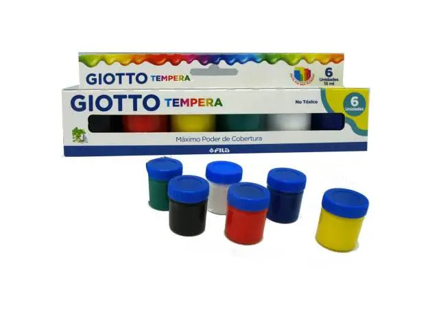 Temperas Guache - 6 colores