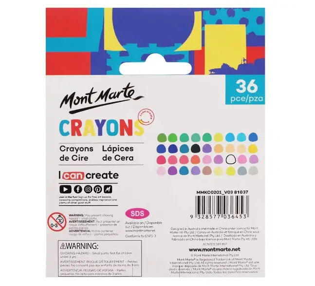 Set de 36 Crayolas de Cera Signatura