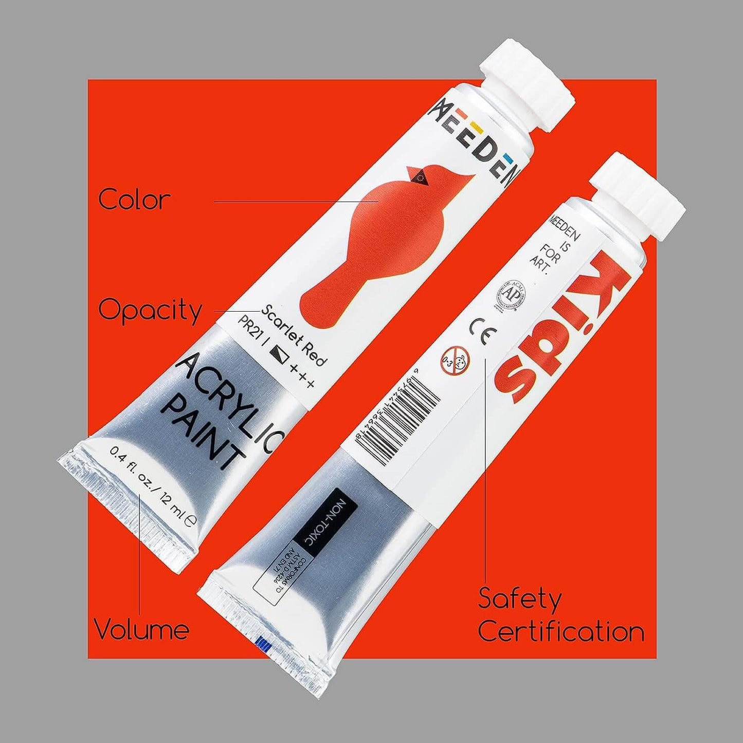 Kit inicial de pintura con acrílicos