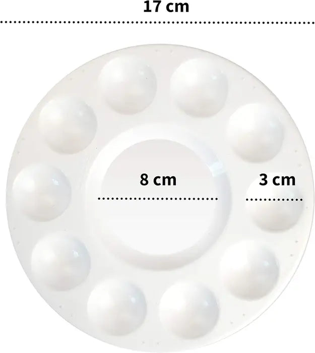 Paleta redonda con 10 cavidades