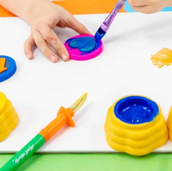 Pintura de dedo con sellos - set x4