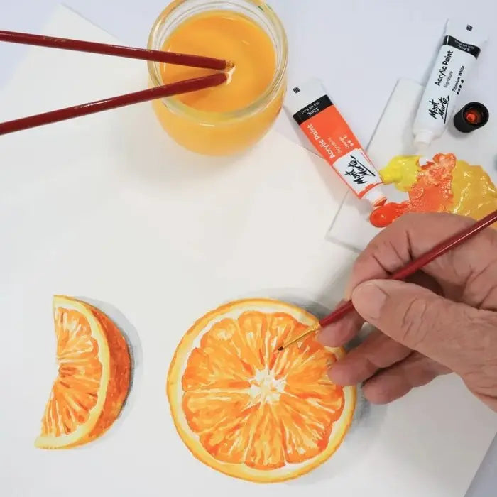 Pintura acrílica colores básicos - 18 pomos