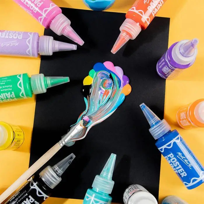 Témperas Poster Paint - 6 colores brillantes