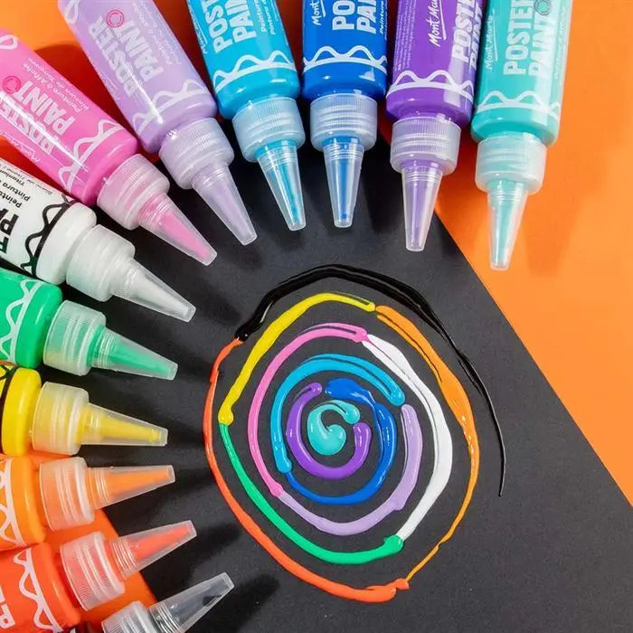 Témperas Poster Paint - 6 colores brillantes