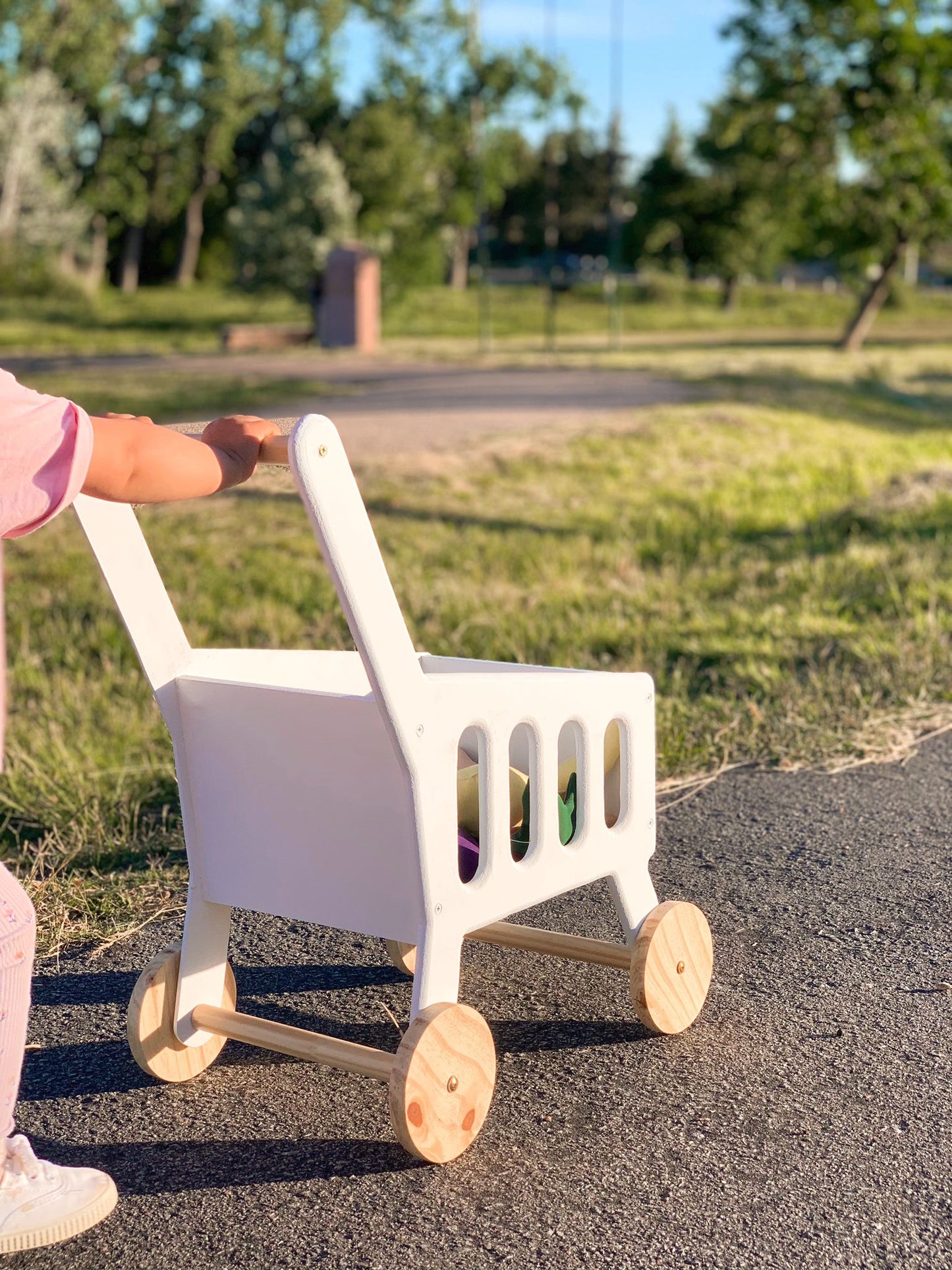 Carrito de Súper de Madera