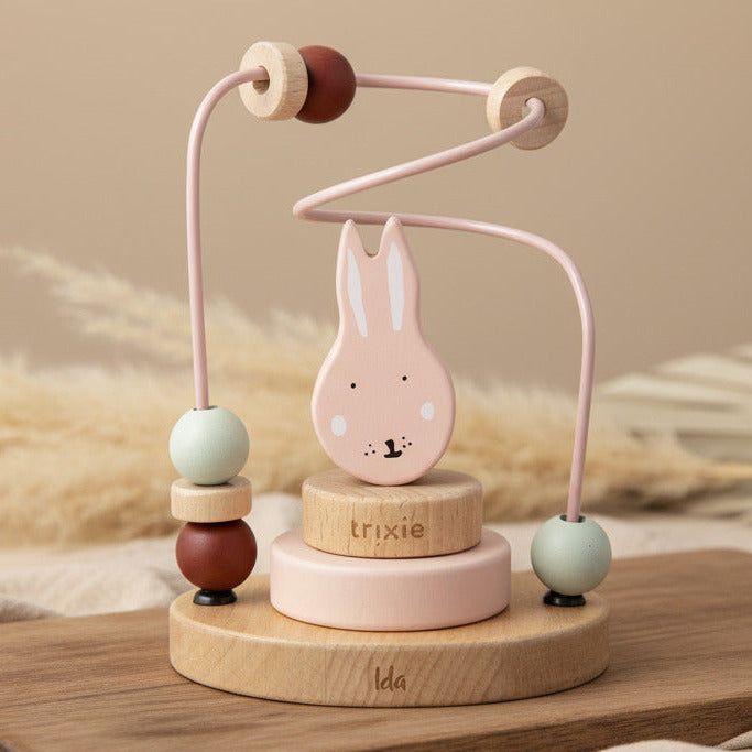 Laberinto de cuentas de madera - Mrs. Rabbit